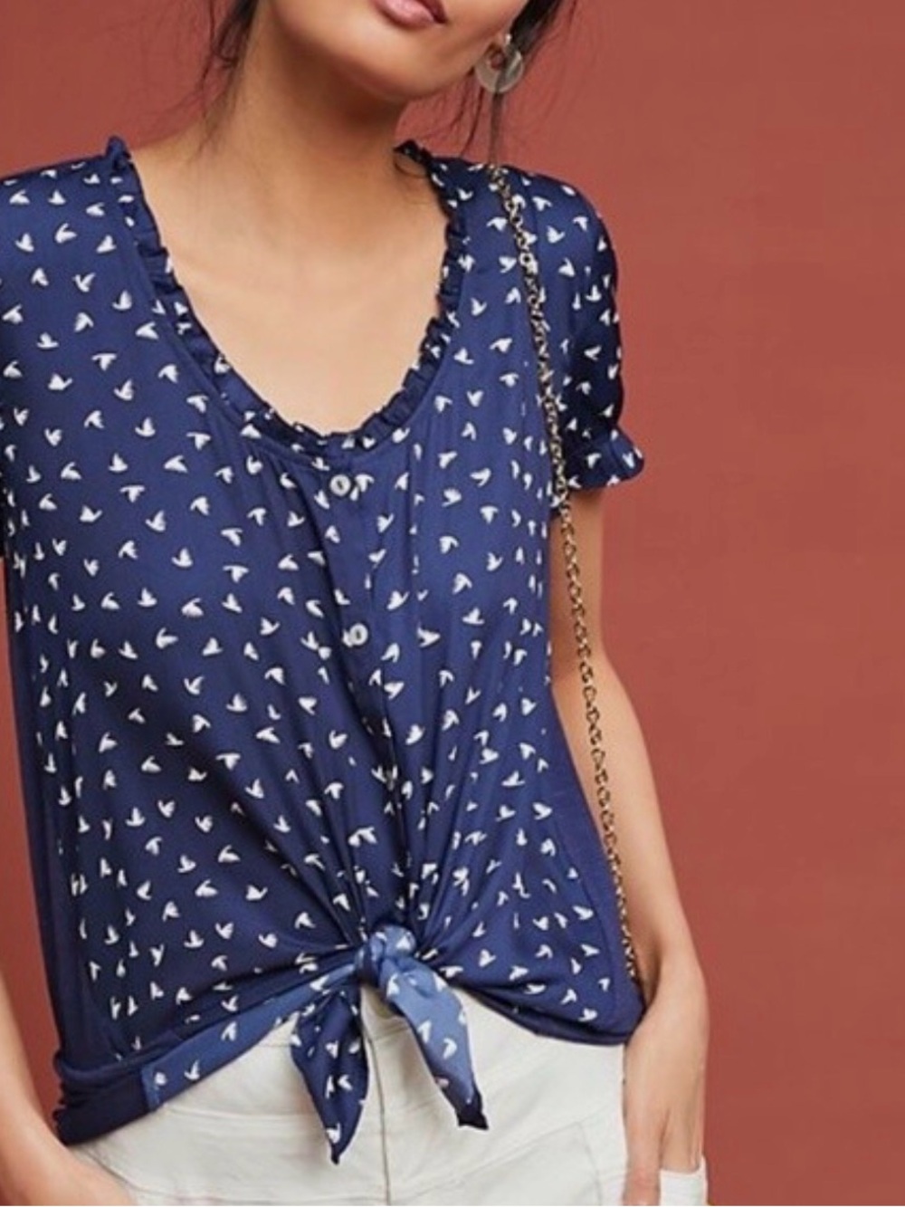 Anthropologie Dolan Left Coast Sydney Top